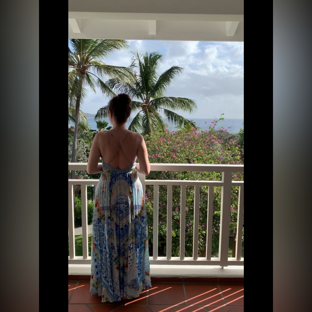 Camilla pleated slip dress open back - Picture 11 of 12